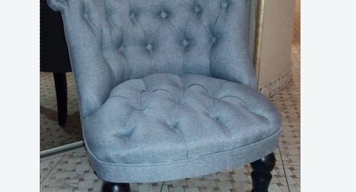 Обшивка стула на дому. Проспект Мира 