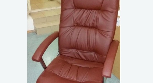 Обтяжка офисного кресла. Проспект Мира 